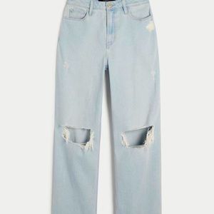 Hollister High Rise Dad Jeans   Size 1   Length Short